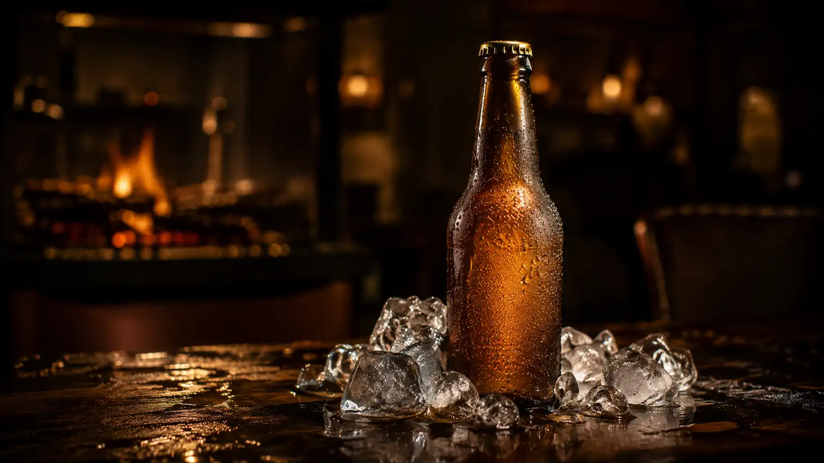 Cerveja gelada — Happy Hour Sabor em Brasas